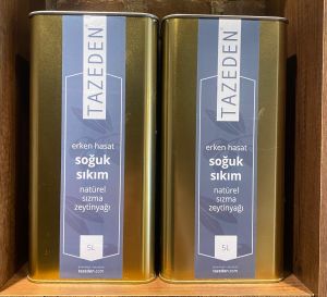 Erken Hasat Naturel Soğuk Sızma Zeytinyağı ( 5 LT) 2 ADET