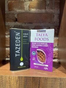 Tazeden Erken Hasat Zeytinyağ 1 Lt & Talya Foods Organik Makarna - Ücretsiz Kargo